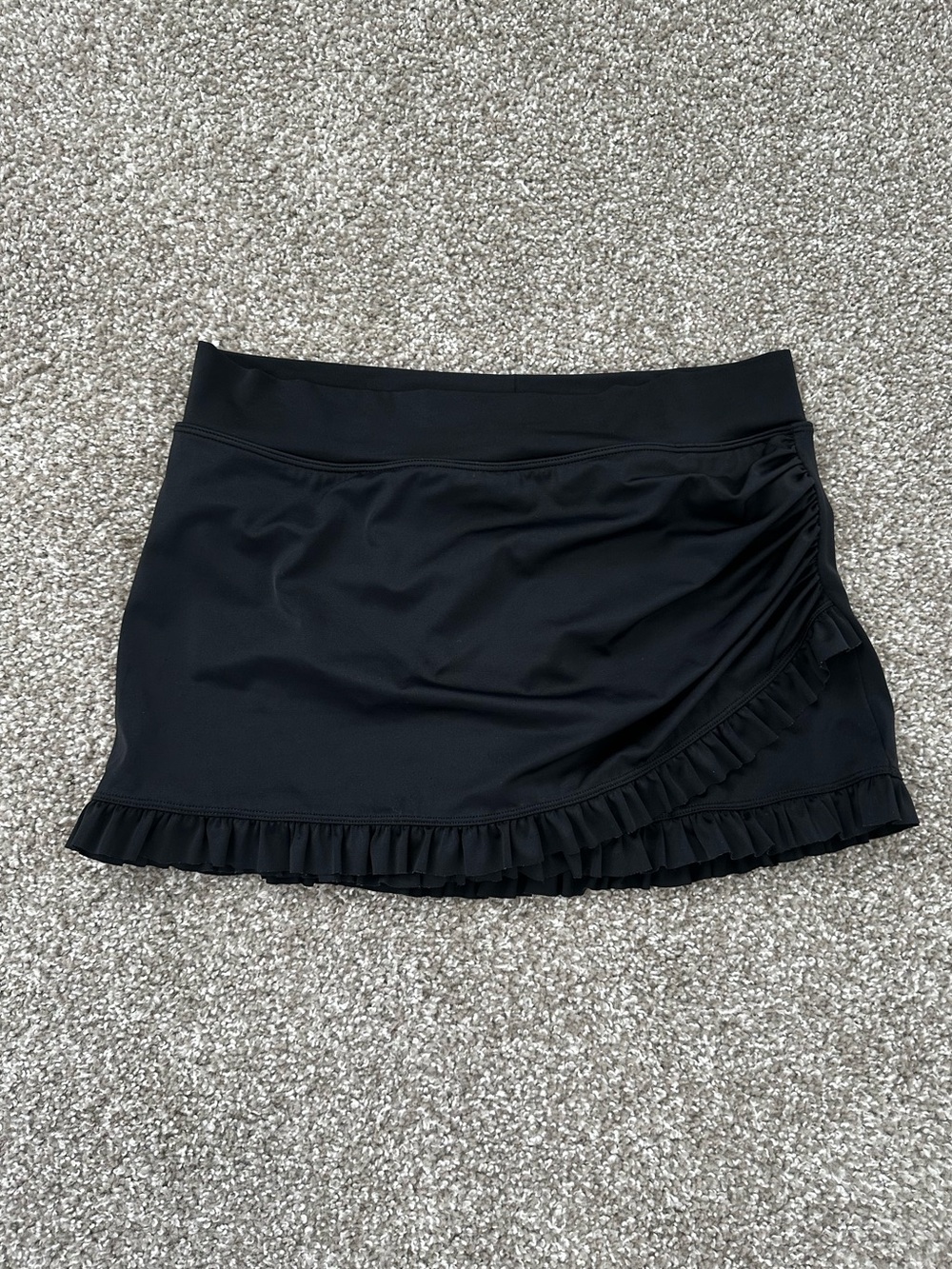 Lime Ricki Ruffle Swim Skirt